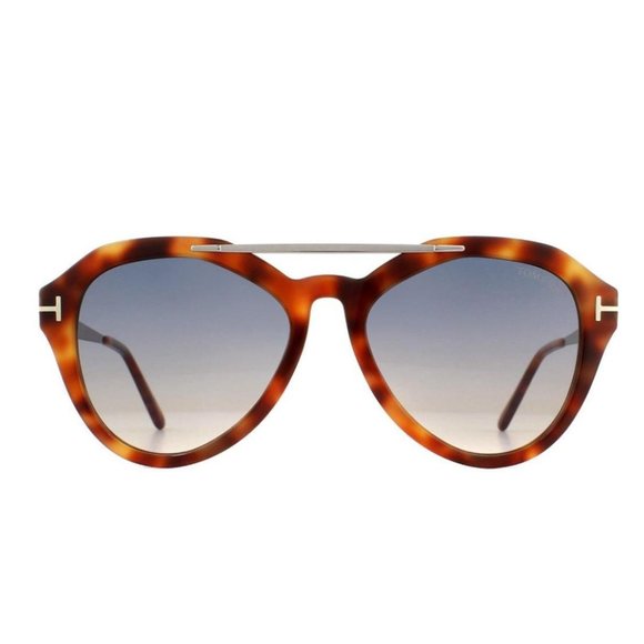 Tom Ford Square Style Gray Gradient Lens.